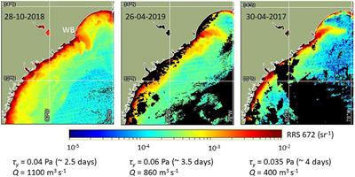 Offshore Spreading of a Supercritical Plume Under Upwelling Wind Forcing: A Case Study of the Winyah Bay Outflow